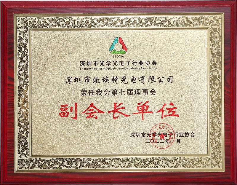 深圳光學光電子行業協會副會長單位