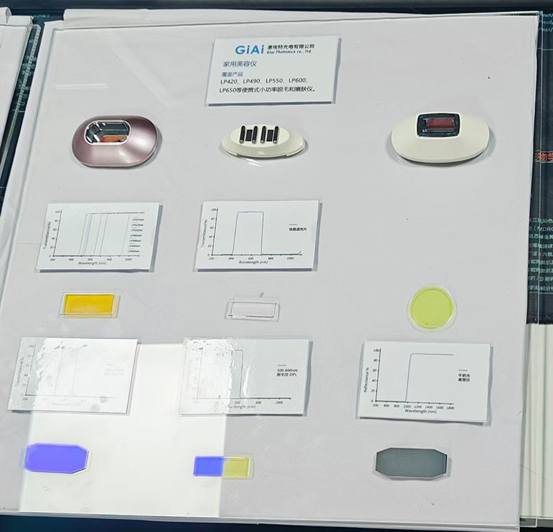 醫療美容儀長波濾光片展品 醫療美容儀長波濾光片展品
