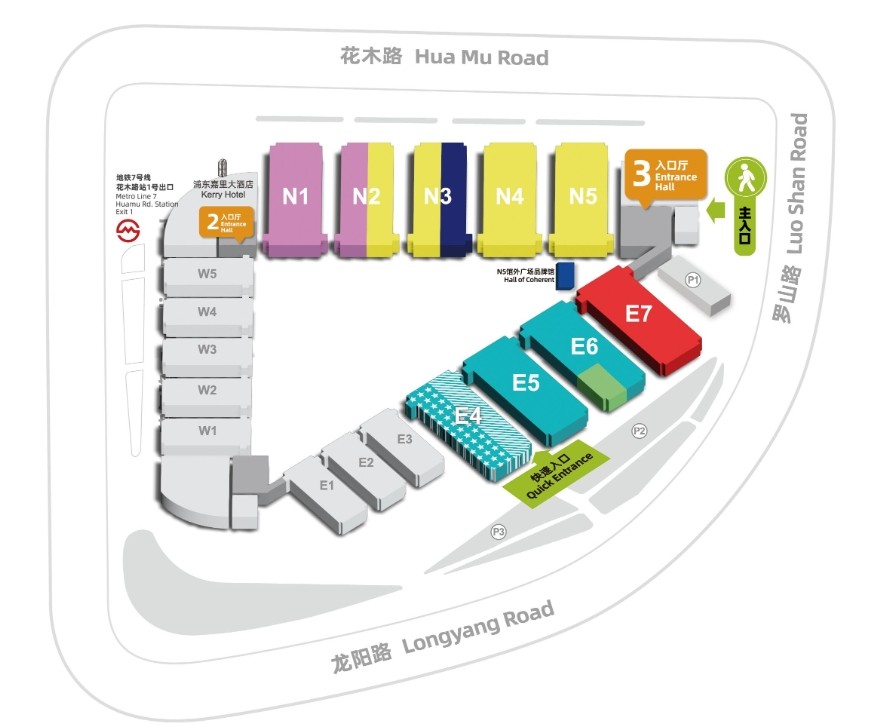 慕尼黑上海光博會展區圖 慕尼黑上海光博會展區圖